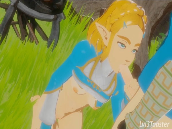 Princess Zelda Gets A Cum Facial