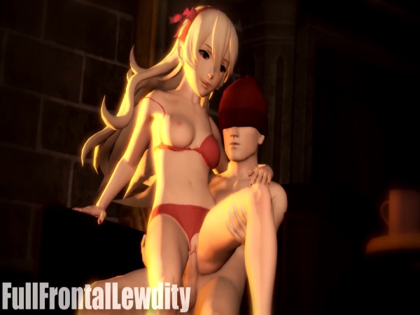 Hot blonde Corrin gets a Valentines day dick